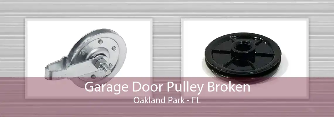 Garage Door Pulley Broken Oakland Park - FL