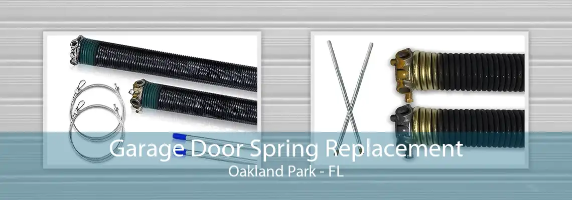 Garage Door Spring Replacement Oakland Park - FL