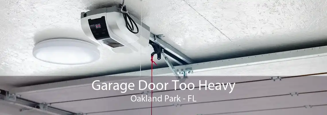 Garage Door Too Heavy Oakland Park - FL