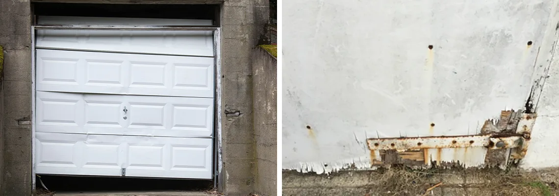 Rotten Commercial Garage Door Repair in Oakland Park, FL