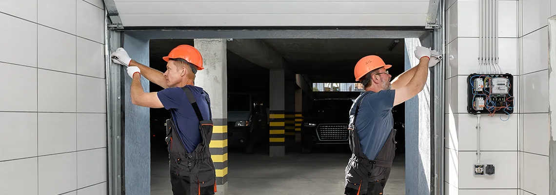 Wooden Garage Door Frame Repair in Oakland Park, Florida